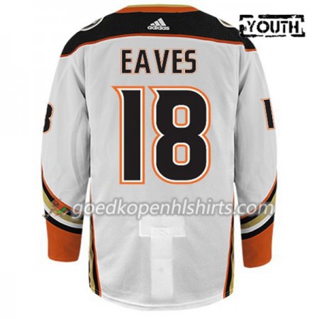 Anaheim Ducks PATRICK EAVES 18 Adidas Wit Authentic Shirt - Kinderen